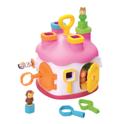 Развивающие игрушки - Развивающая игрушка Smoby Cotoons Домик розовый (211404/211404-1)