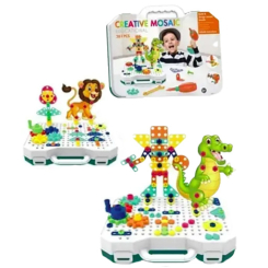 Конструкторы с уникальными деталями - Конструктор Beiens Юный мастер 298 элементов (ВС8827)