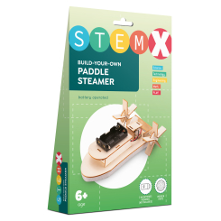 3D-пазлы - 3D пазл StemX Деревянный колесный пароход на батарейках (73728) 3D-пазлы - 3D пазл StemX Деревянный колесный пароход на батарейках (73728)
