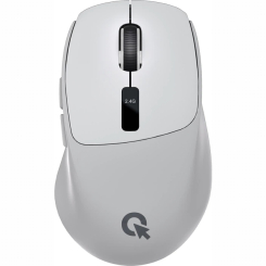 Клавіатура і миші - Мишка OfficePro Silent Click Wireless Gray (M398G)