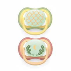 Товары по уходу - Пустышка Avent Ultra Air Nighttime ортодонтическая 2 шт (SCF376/27)