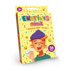 Настільні ігри - Карткова гра "Emotions Mimik" Danko Toys укр. EM-01-01U (18845)