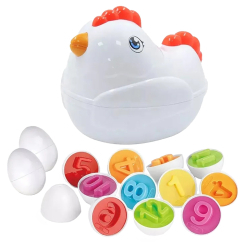 Розвивальні іграшки - Сортер-головоломка Urmywo Квочка цифри (DF20) Розвивальні іграшки - Сортер-головоломка Urmywo Квочка цифри (DF20)