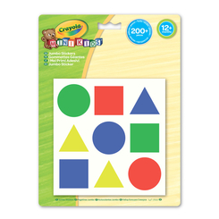 Наборы для творчества - Набор наклеек Crayola Mini kids Цвета и формы (256412.124)
