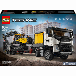Конструктори LEGO - Конструктор LEGO Technic Вантажівка Volvo FMX і Електричний екскаватор EC230 (42175)