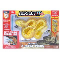 Наукові ігри, фокуси та досліди - Набір для дослідів Joker Slimy Lab Анатомія тварин Гремуча змія (38095)