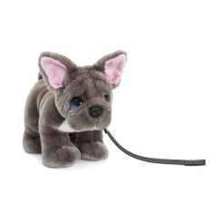 Мягкие животные - Мягкая игрушка Keel Toys Французский бульдог на поводке 30 см (SD2568/4)