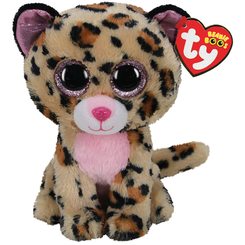 М'які тварини - М'яка іграшка TY Beanie boo's Коричнево-рожевий леопард Лівві 15 см (36367)