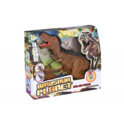 Фігурки тварин - Динозавр Same Toy Dinosaur Planet коричневий зі світлом і звуком (RS6123AUt)