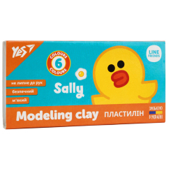 Наборы для лепки - Пластилин Yes Line Friends 6 цветов (540625)