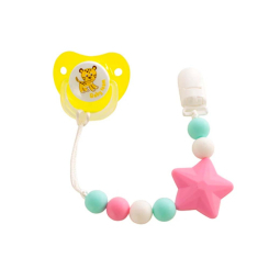 Товары по уходу - Цепочка для пустышки Baby Team Розовая звездочка (3390/2) Товары по уходу - Цепочка для пустышки Baby Team Розовая звездочка (3390/2)