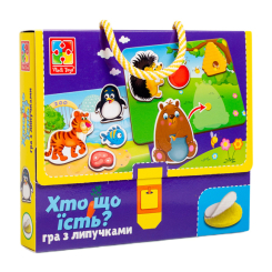 Обучающие игрушки - Обучающая игра Vladi Toys Кто что ест? (VT1302-27)