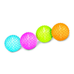 Розвивальні іграшки - Сенсорний м'яч Edushape Прозорий 18 см (705177)