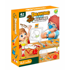 Настільні ігри - Настільна гра Qunxing Toys Малюй носом (1210) Настільні ігри - Настільна гра Qunxing Toys Малюй носом (1210)