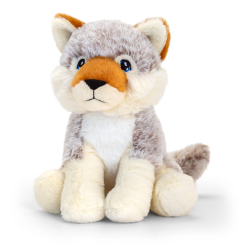 Мягкие животные - Мягкая игрушка Keel toys Keeleco Волк 18 см (SE1034)