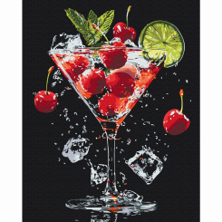 Товары для рисования - Картина по номерам Brushme Наслаждение в бокале 40х50 см (BS54151)
