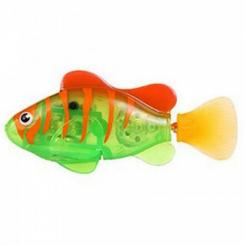 Фигурки животных - Интерактивная LED РобоРибка RoboFish Зеленая (2541-2)