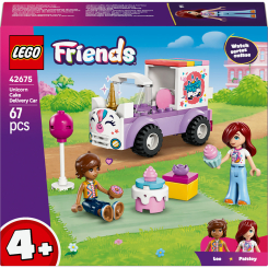 Конструкторы LEGO - Конструктор LEGO Friends Автомобиль для доставки тортов с единорогами (42675)