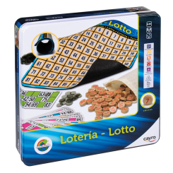 Настольные игры - Настольная игра Cayro Деревянное лото Металлическая коробка (757)