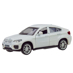 Транспорт и спецтехника - Автомодель Автопром BMW X6 белая 1:43 (4306/4306-3)