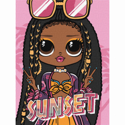 Товары для рисования - Картина по номерам Ідейка Lol Surprise OMG Sunset 30х40 см (KHO6276)
