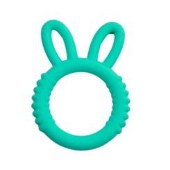 Погремушки, прорезыватели - Прорезыватель Lindo Силиконовый ушки зеленый (4890211000366)