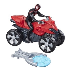 Игрушечные наборы - Набор игрушечный Spider-Man Blast-N-Go Кид Арахнид на квадроцикле (B9705/B9995)