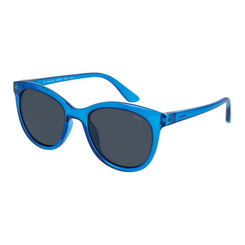 Солнцезащитные очки - Солнцезащитные очки INVU Kids Сине-прозрачные вайфареры (K2902F)