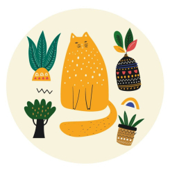 Товари для малювання - Картина за номерами Brushme Помаранчевий мур (RC0003M)