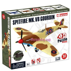 3D-пазлы - Сборная модель Самолет Spitfire MK.VB Gourbin 4D Master (26909)