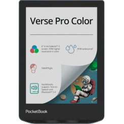 Планшеты - Электронная книга PocketBook 634K3 Verse Pro Color. Stormy Sea (PB634K3-1-CIS) Планшеты - Электронная книга PocketBook 634K3 Verse Pro Color. Stormy Sea (PB634K3-1-CIS)