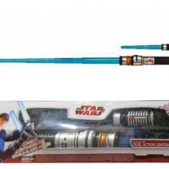 Аксесуари - Іграшкова зброя Подвійний меч джедая Star Wars синій (91497)
