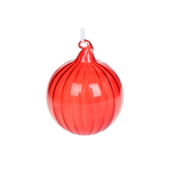 Аксессуары для праздников - Елочный шар BonaDi 8 см Красный (NY15-818) (MR62283)