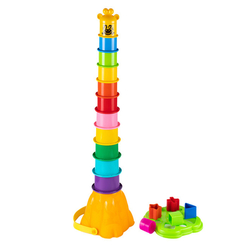 Развивающие игрушки - Сортер-пирамидка Fancy Baby Жирафик (PR05)
