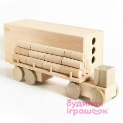 Конструктори з унікальними деталями - Іграшка з деревини Лісовоз Великий Lislis (01 ПЛ 0003) (01 ВЛ 0003) Конструктори з унікальними деталями - Іграшка з деревини Лісовоз Великий Lislis (01 ПЛ 0003) (01 ВЛ 0003)