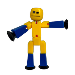 Фигурки персонажей - Фигурка для анимационного творчества Stikbot желто-синий (TST616-23UAKDY)