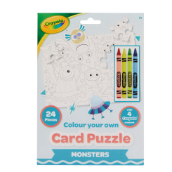 Товары для рисования - Набор для разрисовывания Crayola Пазл Монстры (15919-A)