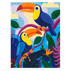 Товари для малювання - Картина за номерами Brushme Шепіт тропіків (RBS1051)