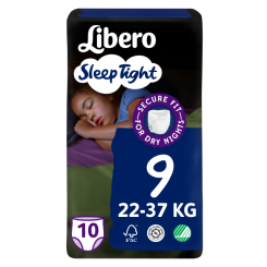 Товары по уходу - Подгузники-трусики Libero Sleep Tight 9 22-37 кг 10 шт (7322541180786)