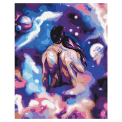 Товари для малювання - Картина за номерами Brushme Космічна романтика (BS41142)