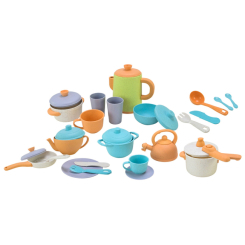 Детские кухни и бытовая техника - Игровой набор Країна Іграшок Посуда разноцветная (HG-3050)