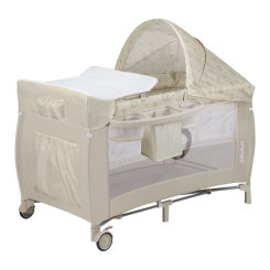 Манежі - Кроватка-манеж Lionelo Sven Plus Beige Latte (LO-SVEN PLUS BEIGE LATTE)