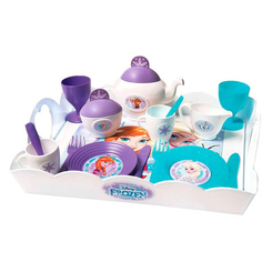 Детские кухни и наборы для дома - Набор посуды Smoby Frozen Чаепитие большой (310576)