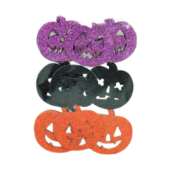 Аксесуари для свят - Наліпки Apli Krapli Гарбузи з блискітками (2252539627014)