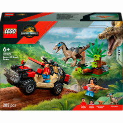 Конструкторы LEGO - Конструктор LEGO Jurassic World Побег по бездорожью от раптора (76972)