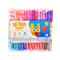 Набори для ліплення - Маса для ліплення Strateg U DO Clay 51 шт (4823113890384)