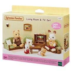 Фигурки животных - Игровой набор Гостиная с телевизором Sylvanian Families (5287)