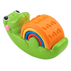 Развивающие игрушки - Развивающая игрушка Веселый крокодил Складывай и качай Fisher-Price (CDC48)
