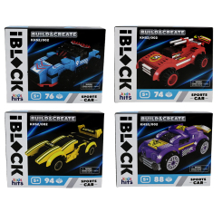 Конструктори з унікальними деталями - ​Конструктор IBLOCK Junior Kids hits Мегакари в асортименті (KH52/002)