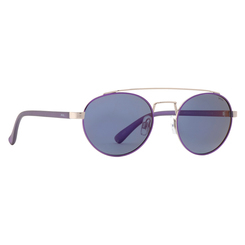 Сонцезахисні окуляри - Сонцезахисні окуляри для дітей INVU фіолетово-золоті (K1700C)